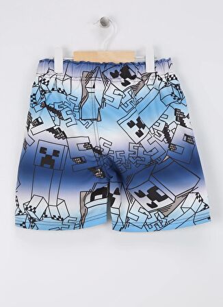 Name İt Mavi Erkek Şort Mayo NKMMUXIN MINECRAFT SWIMSHORTS BFU