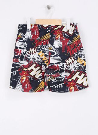 Name İt Lacivert Erkek Şort Mayo NKMMAXTON NBA SWIMSHORTS OUS