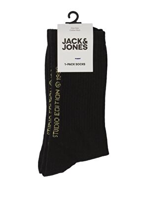 JACK&JONES JACBORA TENNIS SOCK 12256197 SİYAH