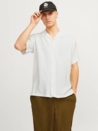 Jack & Jones Erkek Rahat Kesim Kısa Kollu Gömlek - 12256322