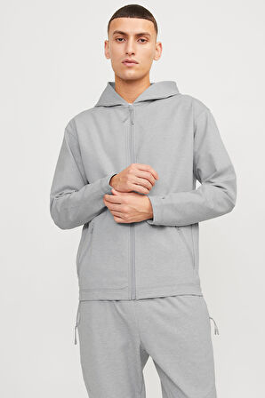 Jack & Jones 12253764 Erkek  Gri Sweatshirt