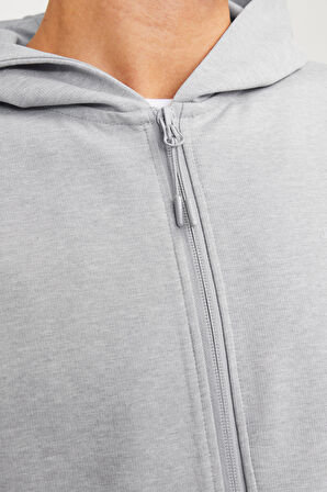 Jack & Jones 12253764 Erkek  Gri Sweatshirt