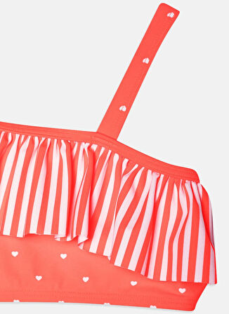 Name İt Nar Çiçeği Kız Çocuk Bikini Takım NMFZEDOT BIKINI