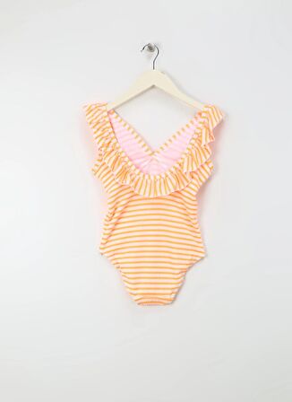 Name İt Turuncu Kız Çocuk Mayo NKFZALEY SWIMSUIT