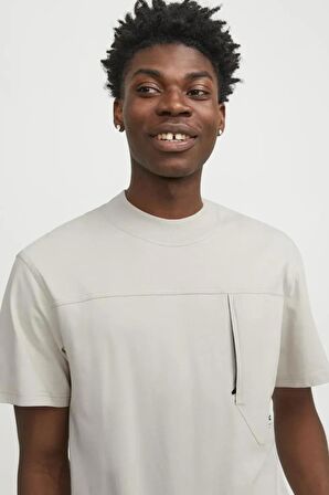 JACK&JONES JCOWOVEN POCKET TEE SS CREW NECK 12253457 TAŞ