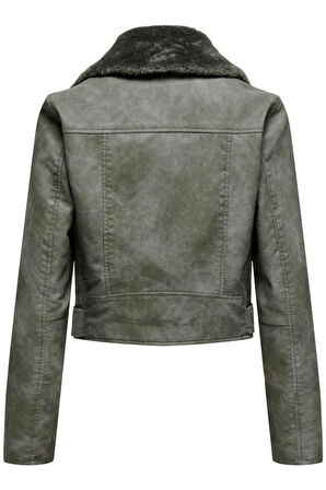 ONLMACY WASHED BIKER CC OTW YEŞİL15322399 