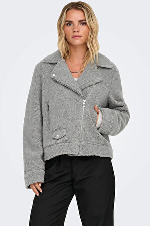 Only Kadın Dik Yaka Kürk Ceket - 15322441