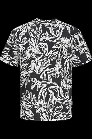 JORLAFAYETTE AOP TEE SS CREW NECK LN 
