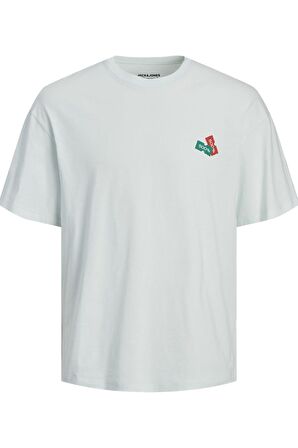 JACK&JONES JORDECAL TEE SS CREW NECK TG LN12254175 A.GRİ