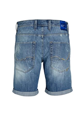 Jack & Jones Slim Fit Mavi Erkek Denim Şort JJIRICK JJBLAIR SHORTS GE 702 SN