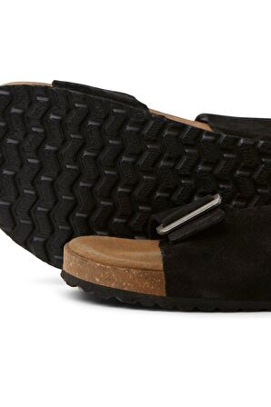 Jack & Jones Erkek Günlük Ayarlanabilir Siyah Birken Terlik - 12231428