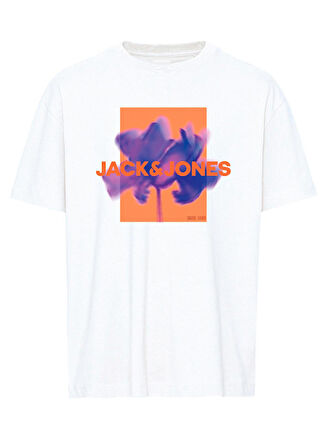 Jack&Jones Jcoflorals Tee Ss Crew Erkek T-shirt