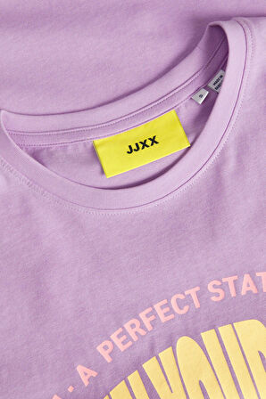 JJXX Jxletitia Kadın Mor T-Shirt 12252011-LilacBreeze