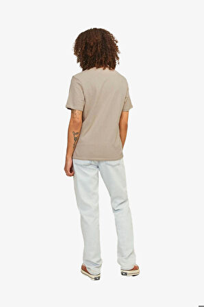JJXX Jxisla Kadın Kahverengi T-Shirt 12255352-FeatherGray