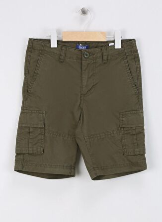 Jack & Jones Normal Bel Normal Haki Erkek Şort JPSTCOLE JJCAMPAIGN SHORT JNR