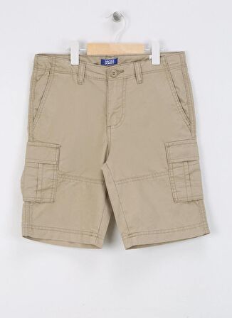 Jack & Jones Normal Bel Normal Taş Erkek Şort JPSTCOLE JJCAMPAIGN SHORT JNR