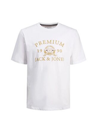 Jack & Jones Baskılı Beyaz Erkek Çocuk T-Shirt JPRBLUDAVE SS TEE SG JNR