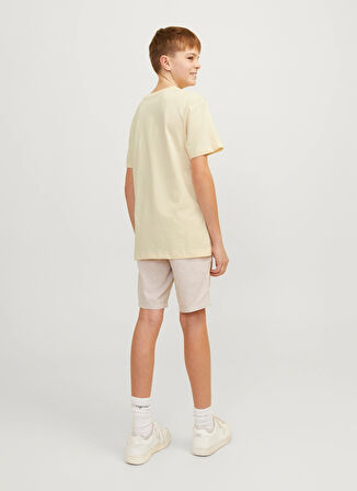 Jack & Jones Baskılı Kemik Erkek T-Shirt JORTAMPA FASTRUNNER1 TEE SS CREWNEC