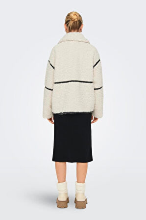 ONLPARIS TEDDY JACKET LIFE OTW CC BEYAZ 15322440