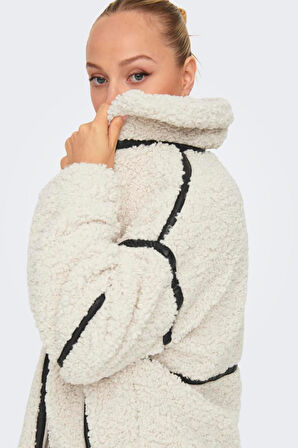 ONLPARIS TEDDY JACKET LIFE OTW CC BEYAZ 15322440