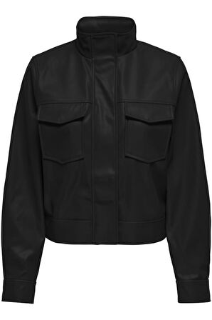 ONLAMBER FAUX LEATHER JACKET CC OTW SİYAH15322014 