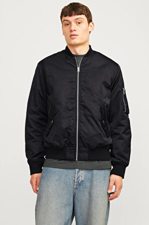 Jack & Jones Erkek Jjocean Bomber Ceket 12256857 Siyah