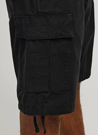 Jack & Jones Siyah Erkek Kargo Şort JJITUCKER JJCARGO SHORTS MF 533