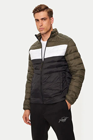 Jack & Jones Erkek Dik Yakalı Şişme Mont - 12258444