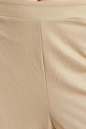 Only Kadın Onljany Yarı Bel Lastikli Pantolon 15319699 Bej