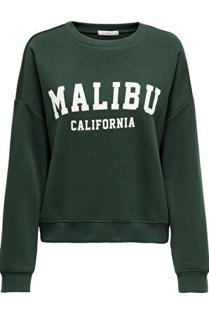 ONLSWEAT LIFE L/S CREW O.SIZE STATE NOOS ZÜMRÜT YEŞİLİ