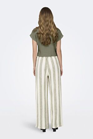 ONLSIESTA SS KNOT LIN BL SHIRT PNT NOOS YEŞİL