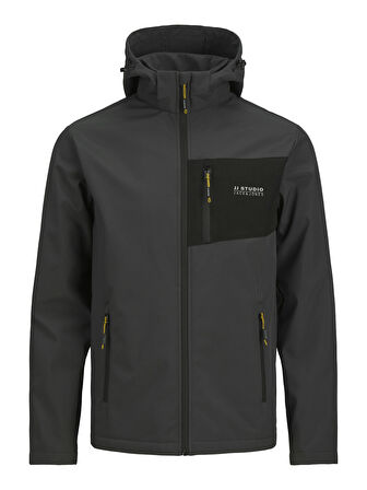 JJTAYLOR SOFTSHELL JACKET Asphalt