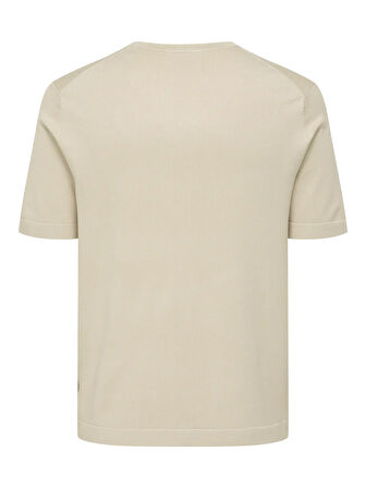 Only & Sons Erkek Yuvarlak Yaka Basic Örme T-Shirt - 22022928