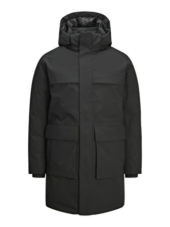 Jack & Jones 12259459 Erkek  Siyah Mont & Kaban