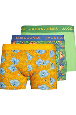 JACK&JONES JACHAWAII TRUNKS 3 PACK SN 12255832 MAVİ