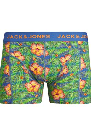 JACK&JONES JACHAWAII TRUNKS 3 PACK SN 12255832 MAVİ