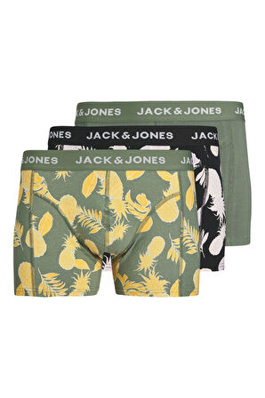 Jack & Jones Erkek Jacdan Trunks 3lü Paket Boxer - 12256550-02