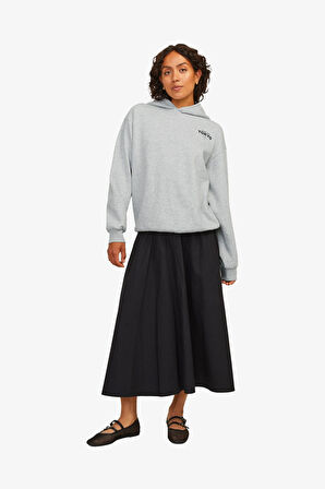JJXX Jxnelly Kadın Gri Sweatshirt 12260618-LightGreyMelange