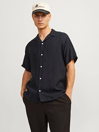 Jack & Jones Erkek Rahat Kesim Kısa Kollu Gömlek - 12256322