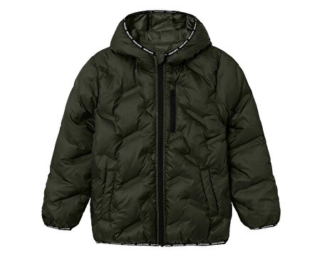 Name it kids Nkmmason Jacket Çocuk Günlük Mont 13231324-ROSIN Haki