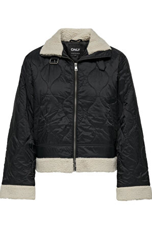 ONLVANIA QUILTED AVIATOR JACKET OTW SİYAH 15325969