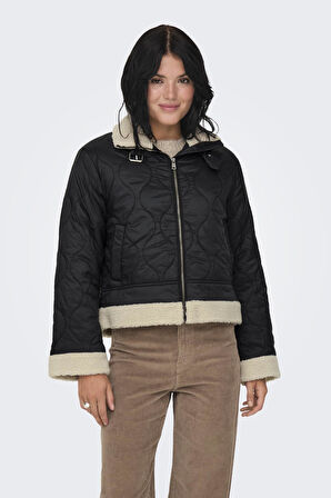 ONLVANIA QUILTED AVIATOR JACKET OTW SİYAH 15325969