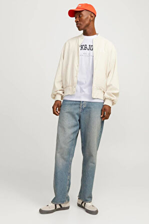 Jack & Jones Erkek Jjecaleb Varsity Tişört 12257579