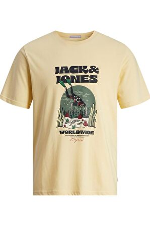JACK&JONES JORCOCONUT SKULL TEE SS CREW NECK LN 12255192 