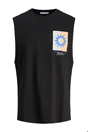 Jack & Jones Erkek Oversize Fit Kolsuz Günlük Spor Atlet - 12255572 