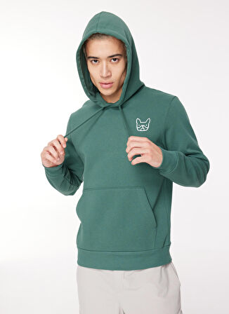 Jack & Jones Kapüşon Yaka Yeşil Erkek Sweatshırt 12261182_JCODEN SWEAT HOOD EXC