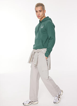 Jack & Jones Kapüşon Yaka Yeşil Erkek Sweatshırt 12261182_JCODEN SWEAT HOOD EXC