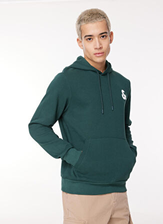 Jack & Jones Kapüşon Yaka Yeşil Erkek Sweatshırt 12261184_JCOAND SWEAT HOOD EXC