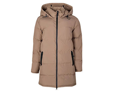 Only Onlpaula Premium Puffer Kadın Günlük Mont 15326656-WALNUT Kahverengi