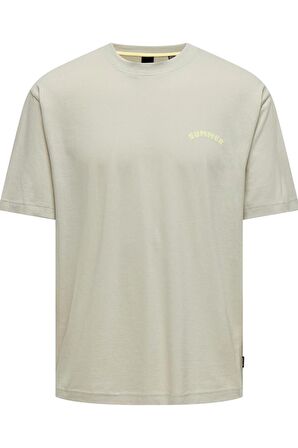 ONLY & SONS ONSMERVYN LIFE RLX SUMMER SS TEE 22029519 KREM